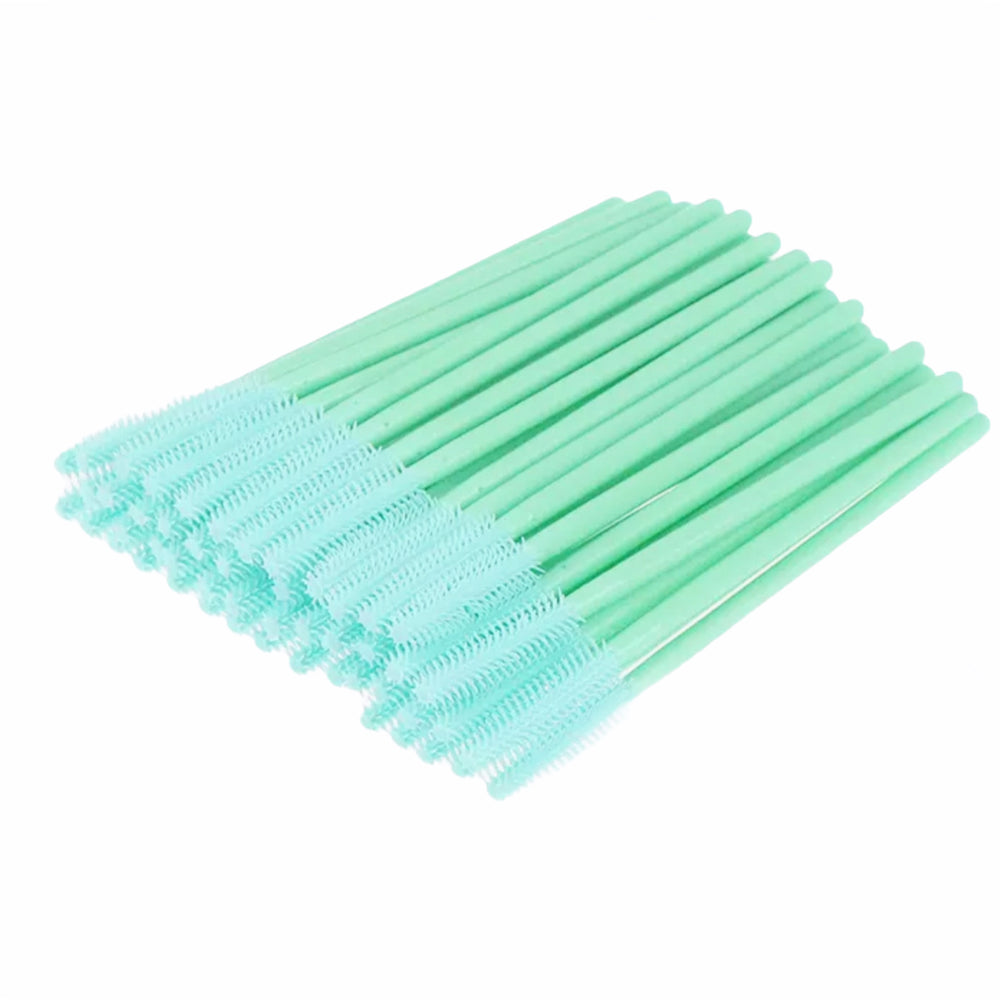 Silicone mascara lash wand/ mint green
