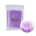 Disposable Microbrush for eyelash extensions purple