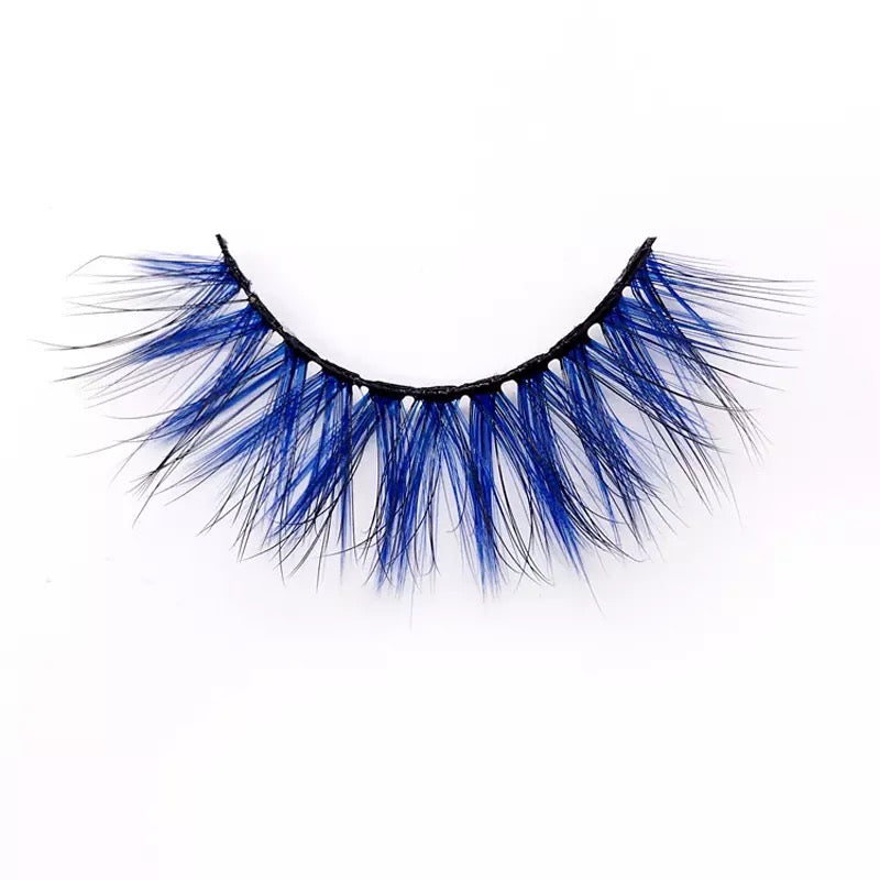 Peacock Blue 9D false lash