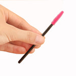 Silicone mascara lash wand / Black and pink