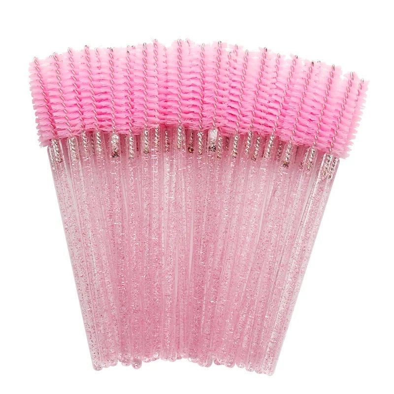 pink glitter mascara wands