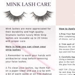 Care for your 3D Strip Lashes- Free Download