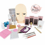 Classic Eyelash Training Kit with Mannequin Head